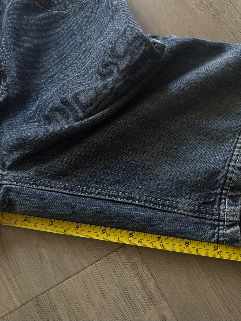 Rocawear Men's Dark Blue Denim Jean Shorts